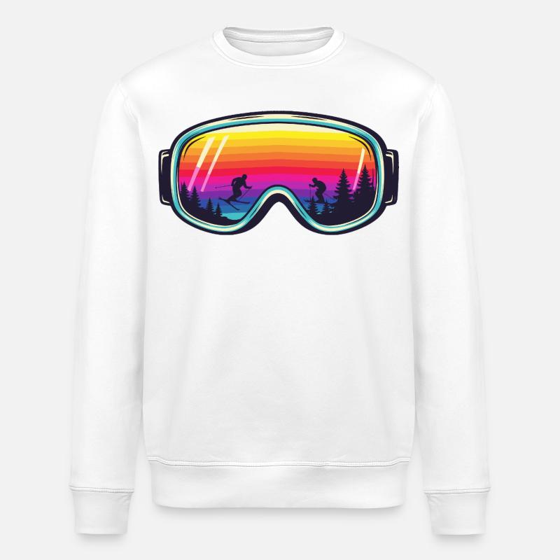 Lunettes Ski Sunset Foret - Sweat bio ROLLER Stanley/Stella Unisexe - blanc