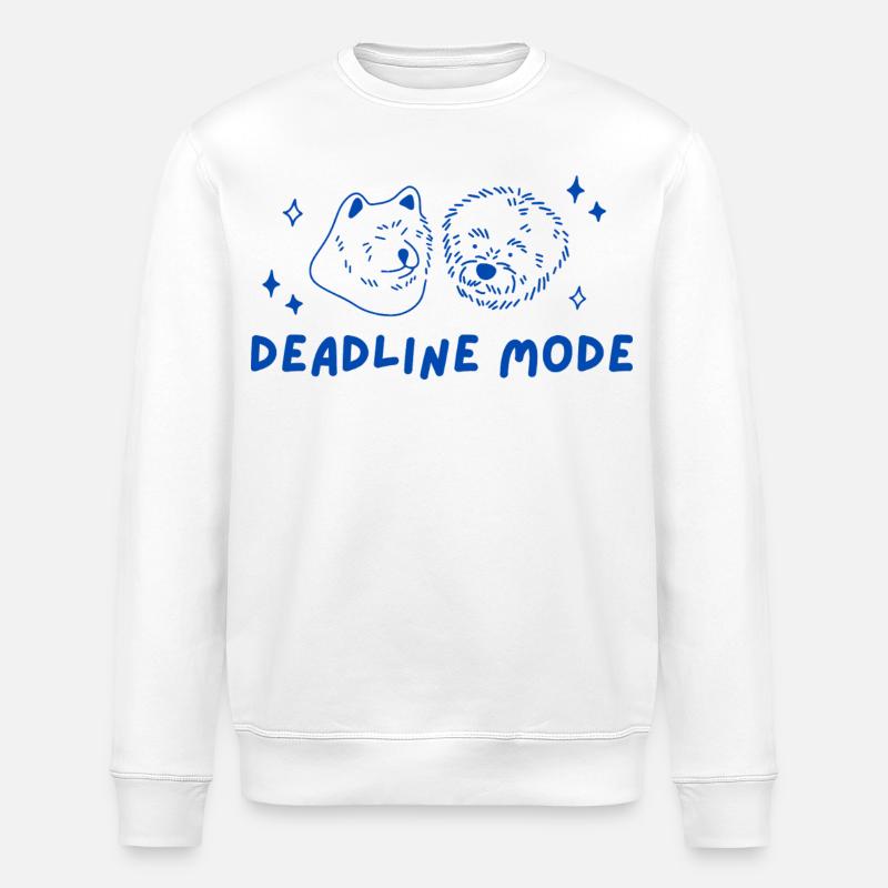 Deadline Mode - Stanley/Stella Unisex Bio-Sweatshirt ROLLER - Weiß
