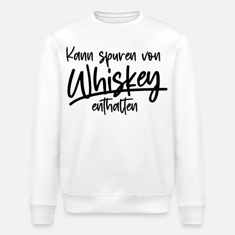whiskey - Stanley/Stella ROLLER Unisex Organic Sweatshirt - white