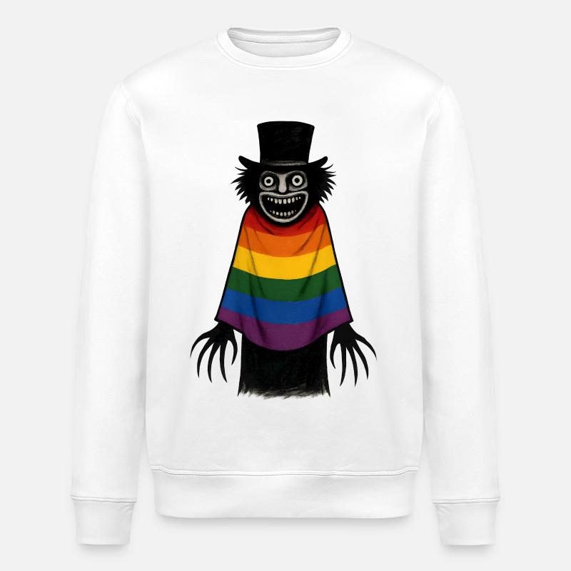 BABASHOOK und Regenbogenkap - Stanley/Stella Unisex Bio-Sweatshirt ROLLER - Weiß