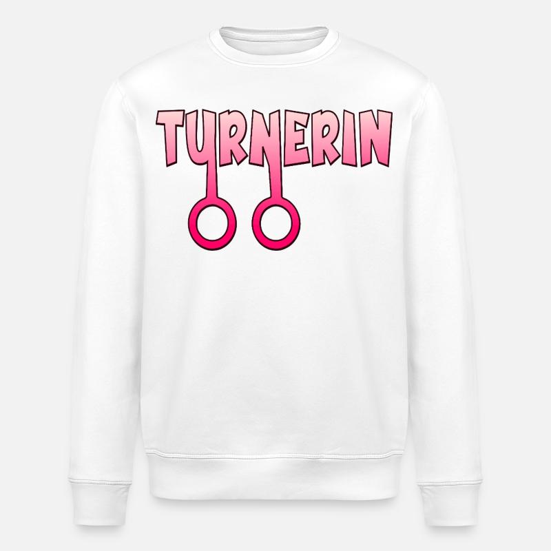 Turnen Ringturnen Turnerin - Stanley/Stella Unisex Bio-Sweatshirt ROLLER - Weiß