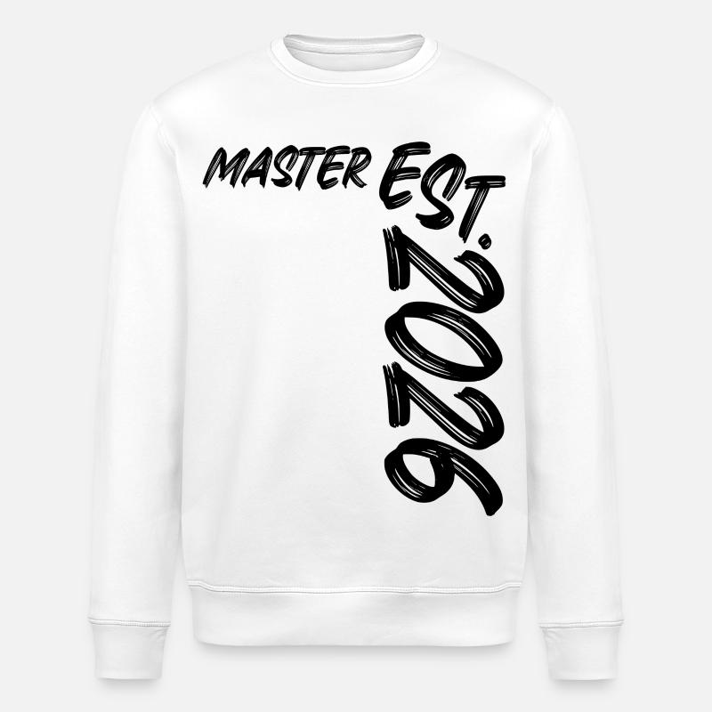 Master Est. 2026 - Stanley/Stella Unisex Bio-Sweatshirt ROLLER - Weiß