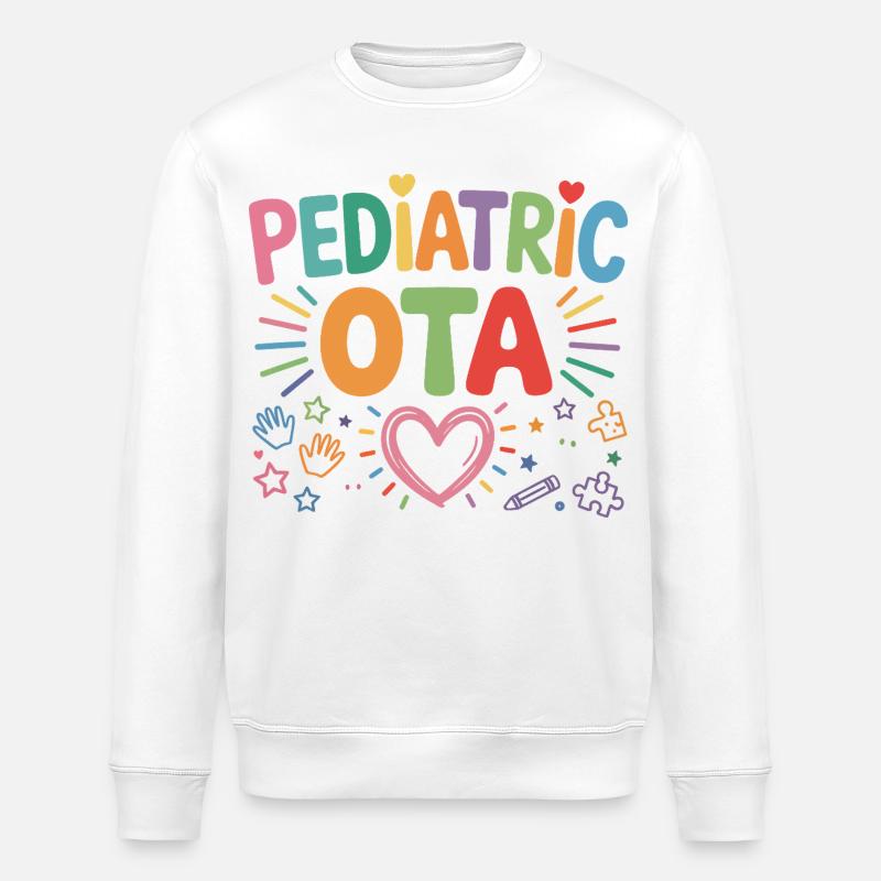 Pädiatrische OTA Farbexplosion - Stanley/Stella Unisex Bio-Sweatshirt ROLLER - Weiß