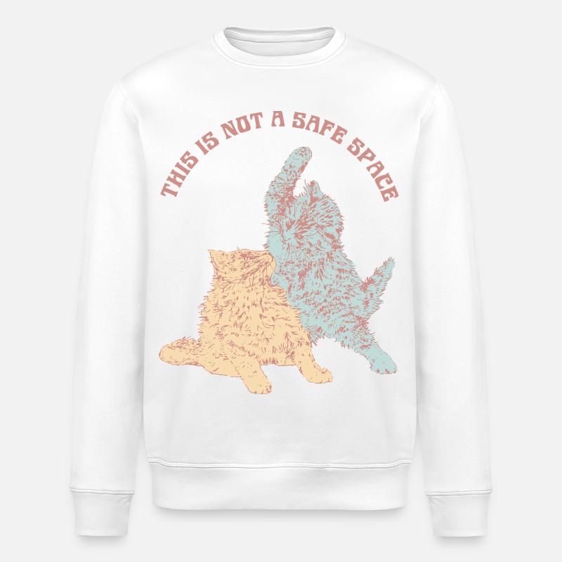 CE N’EST PAS UN ESPACE SÛR - Sweat bio ROLLER Stanley/Stella Unisexe - blanc