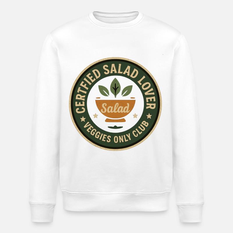 Salat Liebhaber - Stanley/Stella Unisex Bio-Sweatshirt ROLLER - Weiß