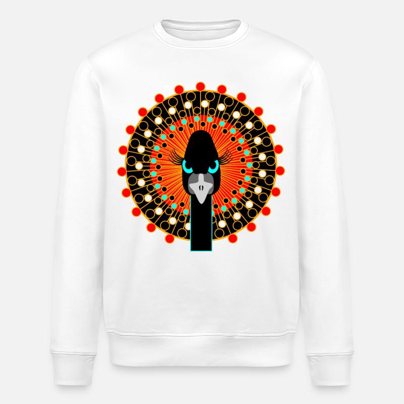 Oiseau avec attitude - Sweat bio ROLLER Stanley/Stella Unisexe - blanc