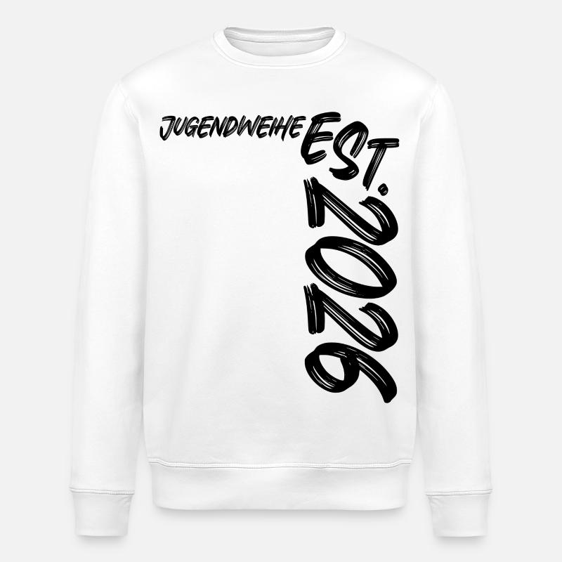 Jugendweihe Est. 2026 - Sweat bio ROLLER Stanley/Stella Unisexe - blanc