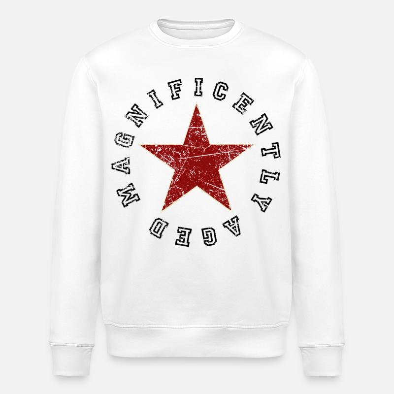 Magnificently Aged - Stanley/Stella Unisex Bio-Sweatshirt ROLLER - Weiß