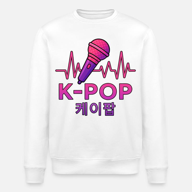 K Pop Coréen - Sweat bio ROLLER Stanley/Stella Unisexe - blanc