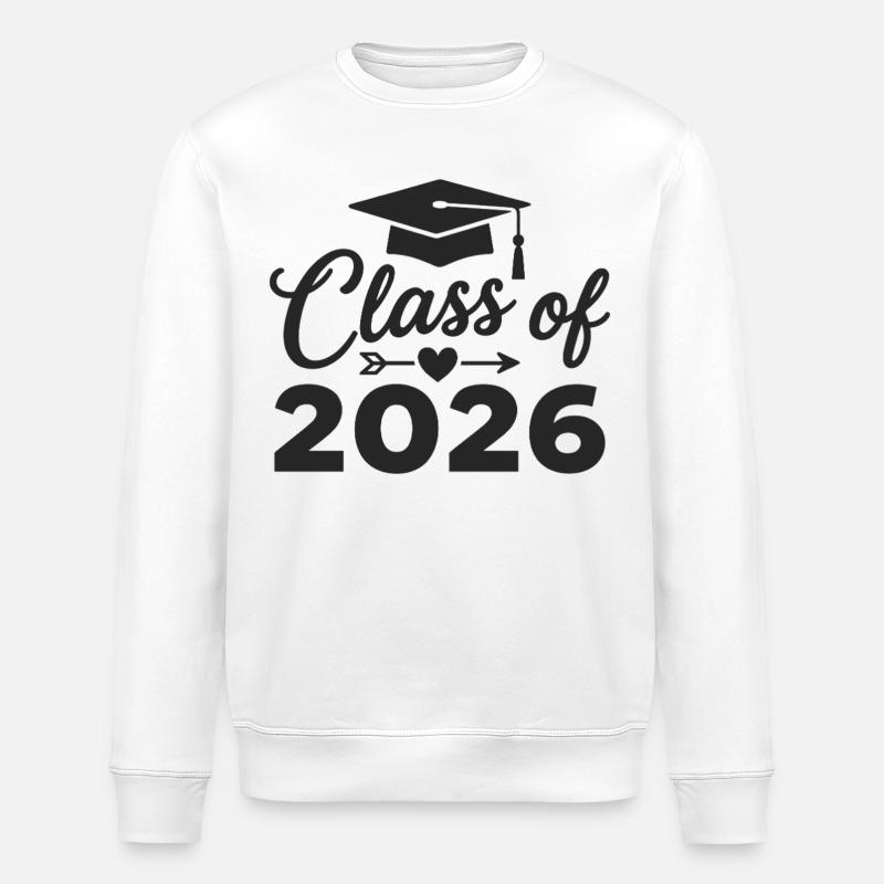 CLASS OF 2026 Absolventen Abschluss Studium - Stanley/Stella Unisex Bio-Sweatshirt ROLLER - Weiß