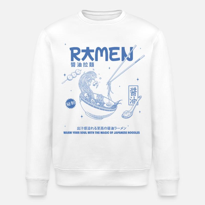 Ramen - Stanley/Stella Unisex Bio-Sweatshirt ROLLER - Weiß