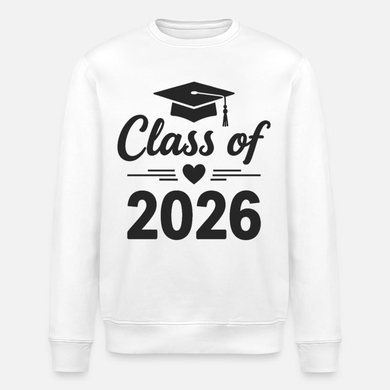 CLASS OF 2026 Absolventen Abschluss Studium - Stanley/Stella Unisex Bio-Sweatshirt ROLLER - Weiß