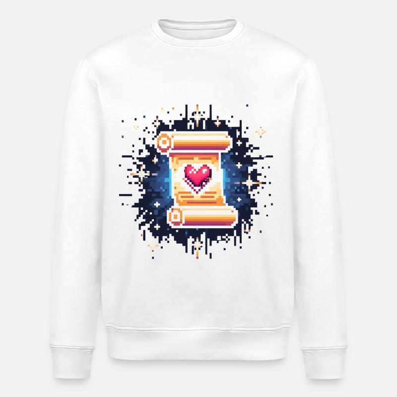 Fiducie Daily Quest | Travail relationnel - Sweat bio ROLLER Stanley/Stella Unisexe - blanc