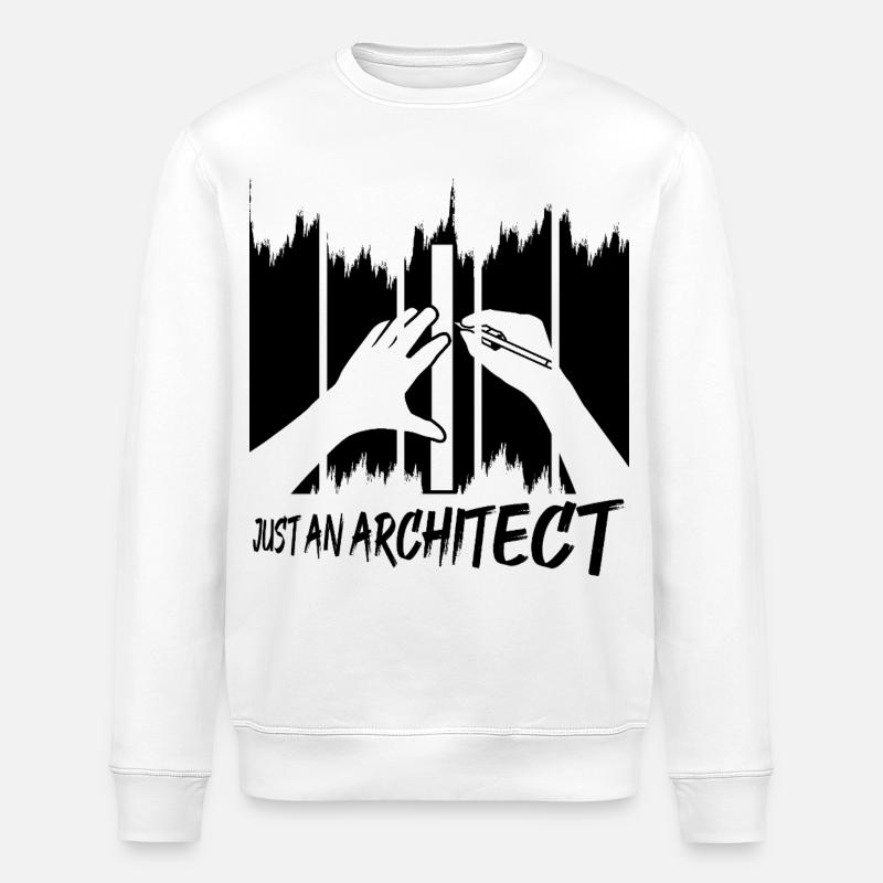 Just An Architect - Sweat bio ROLLER Stanley/Stella Unisexe - blanc