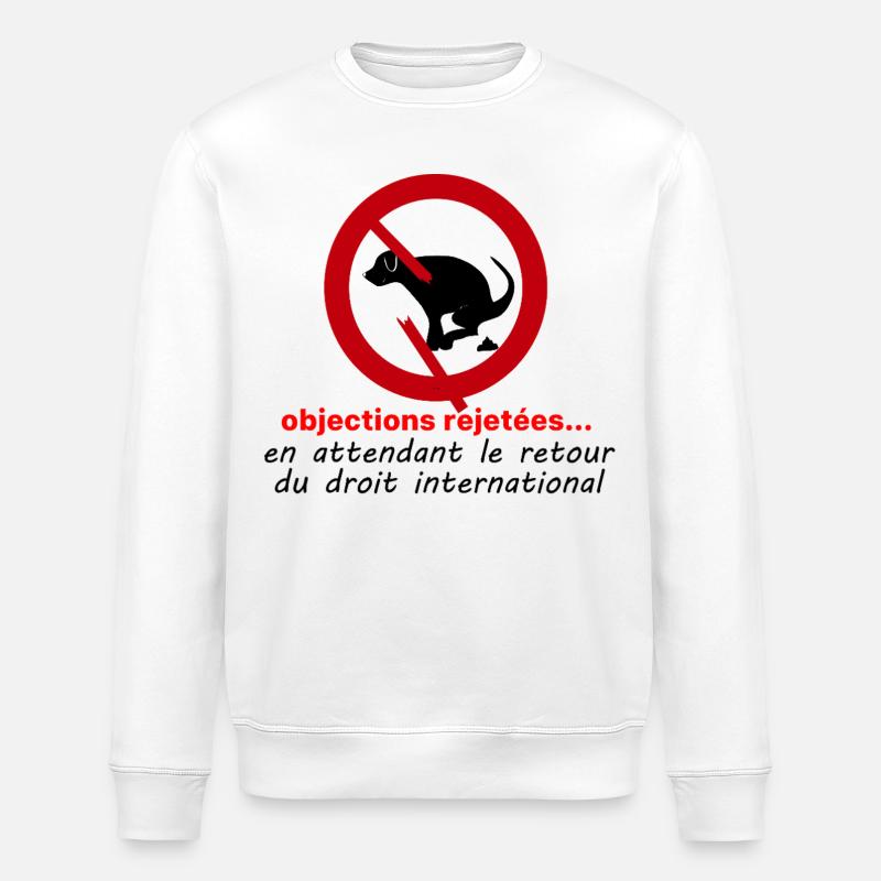 Objections_rejetees - Sweat bio ROLLER Stanley/Stella Unisexe - blanc
