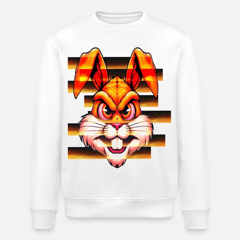cool-custom-illustration-for-tshirt-de - Stanley/Stella Unisex Bio-Sweatshirt ROLLER - Weiß