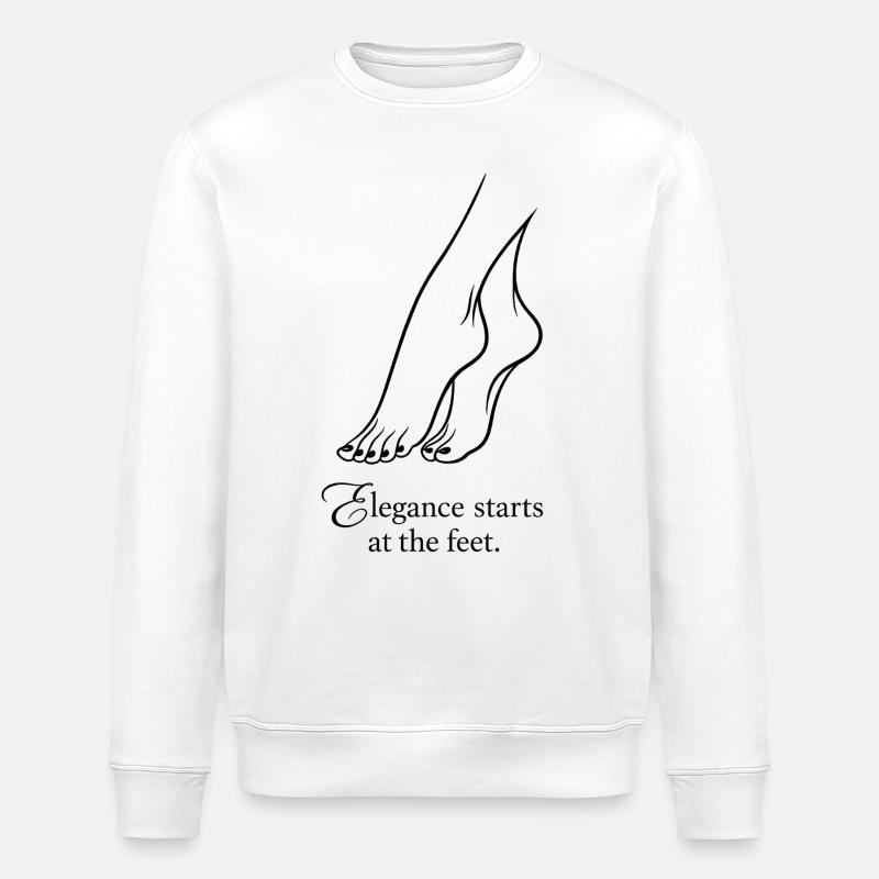 Eleganz zu Füßen - Stanley/Stella Unisex Bio-Sweatshirt ROLLER - Weiß