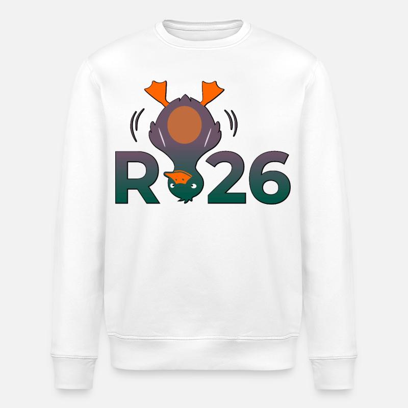 Rentnergeschenke Rente 2026 - Stanley/Stella Unisex Bio-Sweatshirt ROLLER - Weiß