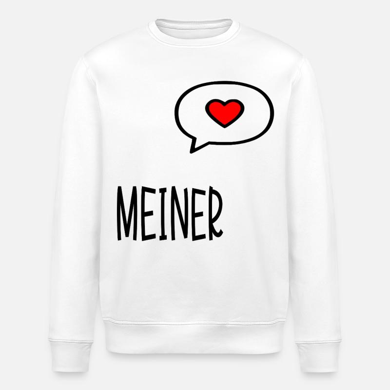 Relation de la Saint-Valentin à moi - Sweat bio ROLLER Stanley/Stella Unisexe - blanc