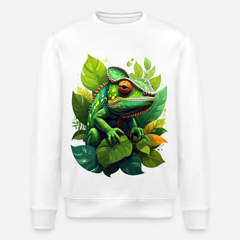 caméléon - Sweat bio ROLLER Stanley/Stella Unisexe - blanc