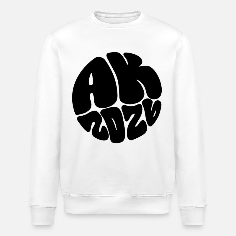 Bitte Design hochladen - Stanley/Stella Unisex Bio-Sweatshirt ROLLER - Weiß