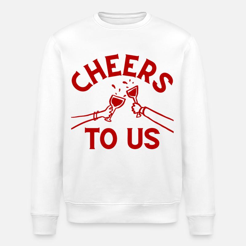 Prostfreunde Feierdesign - Stanley/Stella Unisex Bio-Sweatshirt ROLLER - Weiß