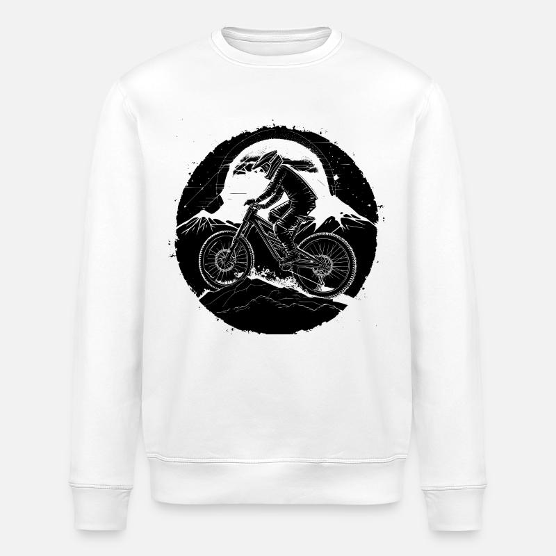 Mountainbiker - Stanley/Stella Unisex Bio-Sweatshirt ROLLER - Weiß