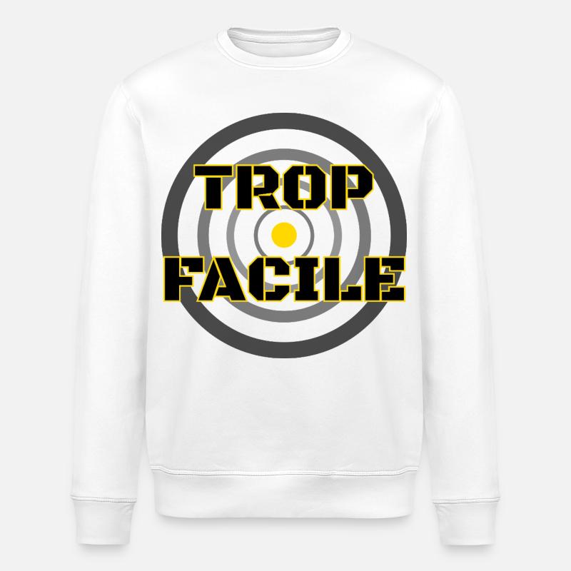 LA CIBLE - Sweat bio ROLLER Stanley/Stella Unisexe - blanc