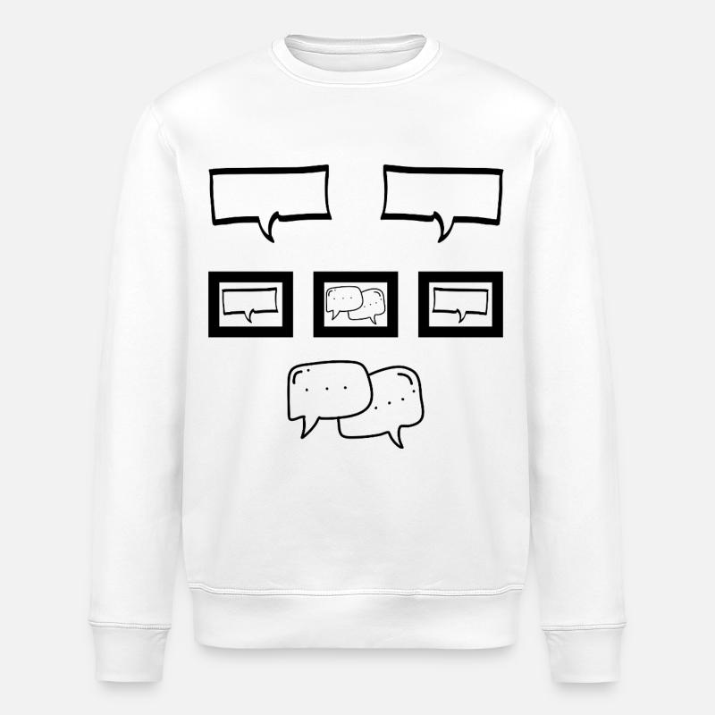 LE SILENCE - Stanley/Stella Unisex Bio-Sweatshirt ROLLER - Weiß