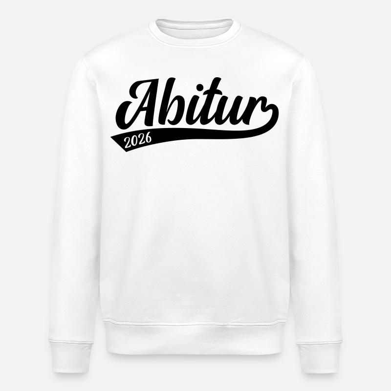 Abitur Abi 2026 - Sweat bio ROLLER Stanley/Stella Unisexe - blanc