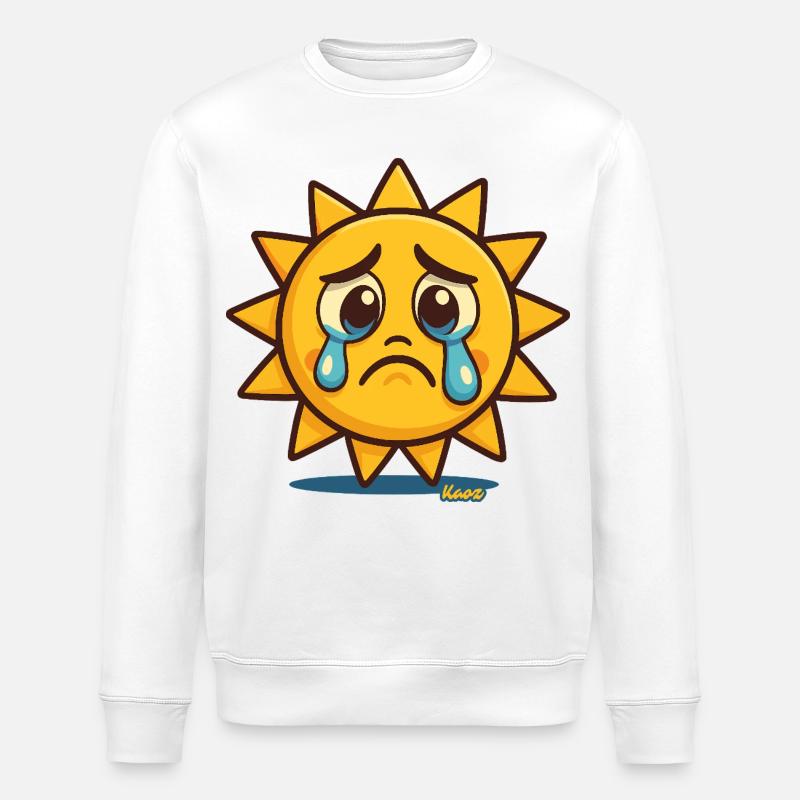 Weeping suns - Stanley/Stella ROLLER Unisex Organic Sweatshirt - white