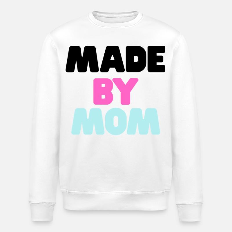 Made By Mom - Stanley/Stella Unisex Bio-Sweatshirt ROLLER - Weiß