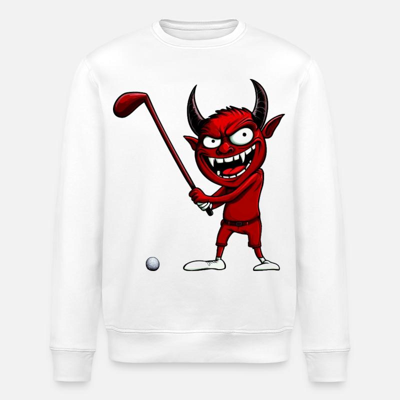 Golf Teufel - Stanley/Stella Unisex Bio-Sweatshirt ROLLER - Weiß