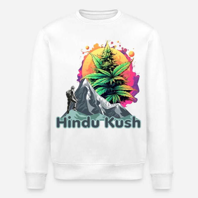 Hindu Kush - Stanley/Stella Unisex Bio-Sweatshirt ROLLER - Weiß