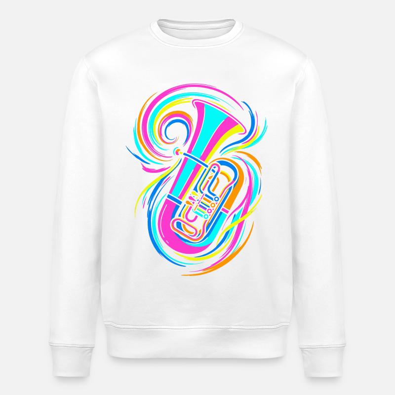 Tuba - Stanley/Stella Unisex Bio-Sweatshirt ROLLER - Weiß