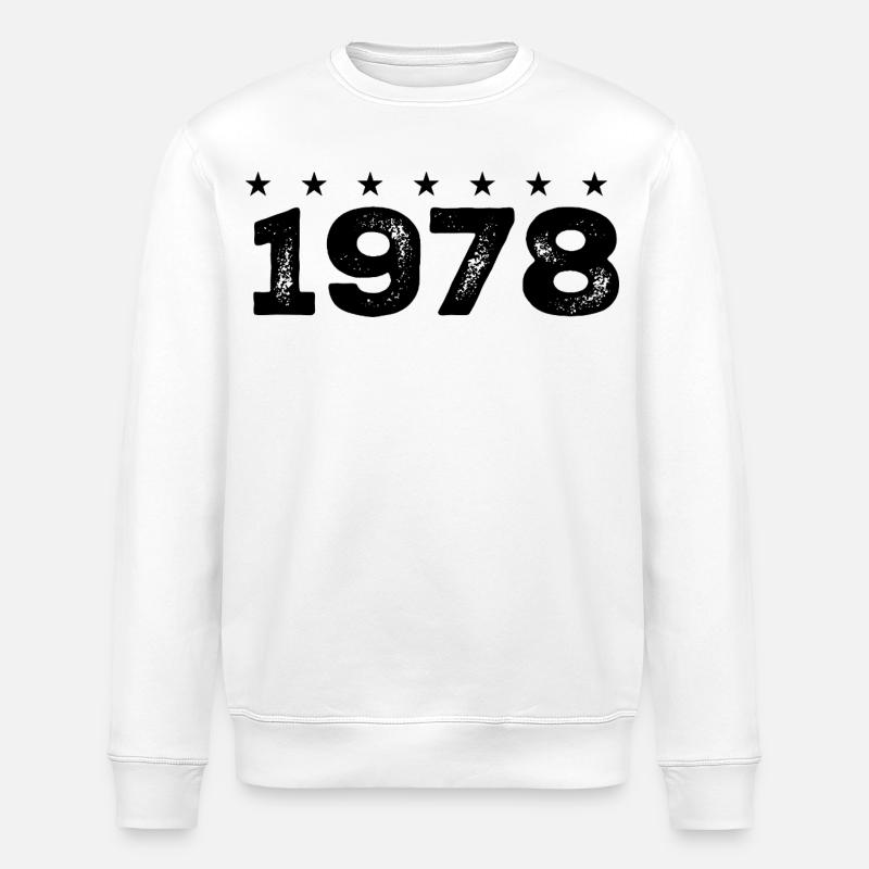 Made in 1978  - Sweat bio ROLLER Stanley/Stella Unisexe - blanc