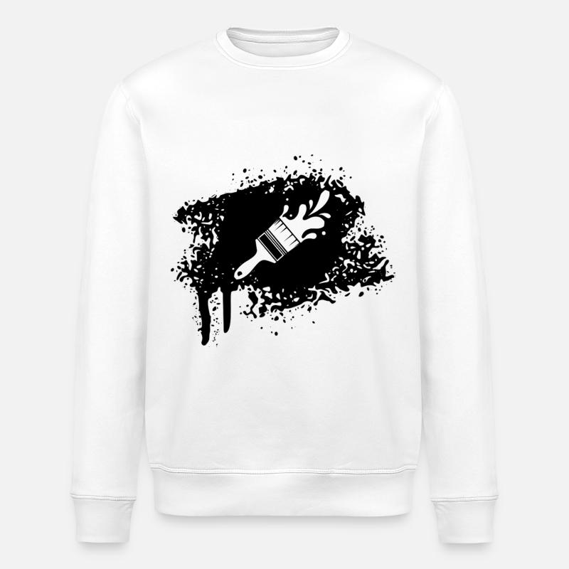 Pinsel - Stanley/Stella Unisex Bio-Sweatshirt ROLLER - Weiß