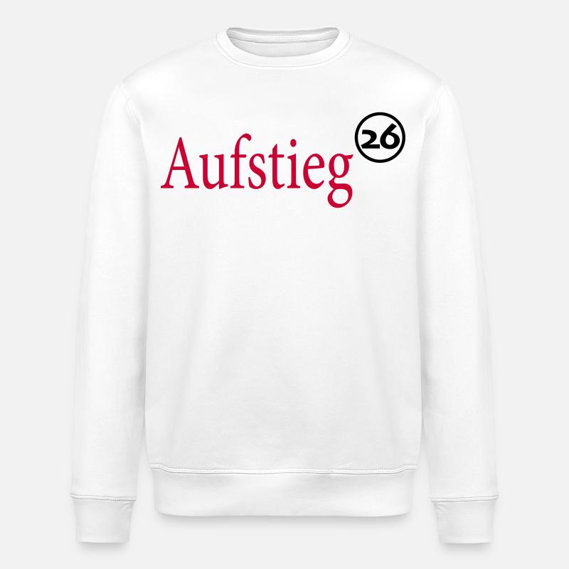 Aufsteiger 2026 Aufstieg - Stanley/Stella Unisex Bio-Sweatshirt ROLLER - Weiß