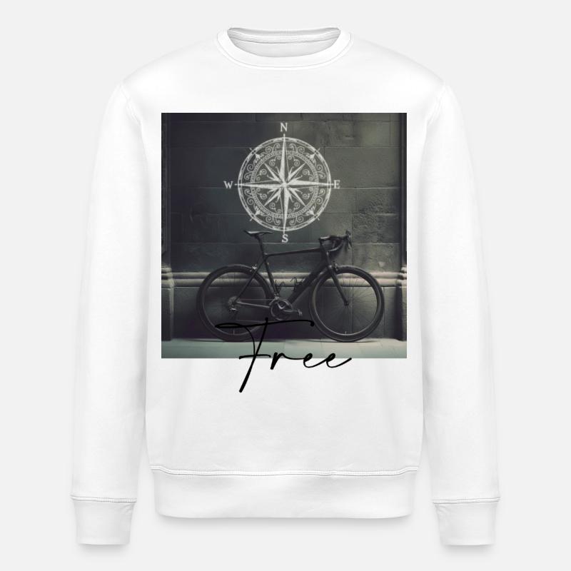 Fahrrad - Stanley/Stella Unisex Bio-Sweatshirt ROLLER - Weiß