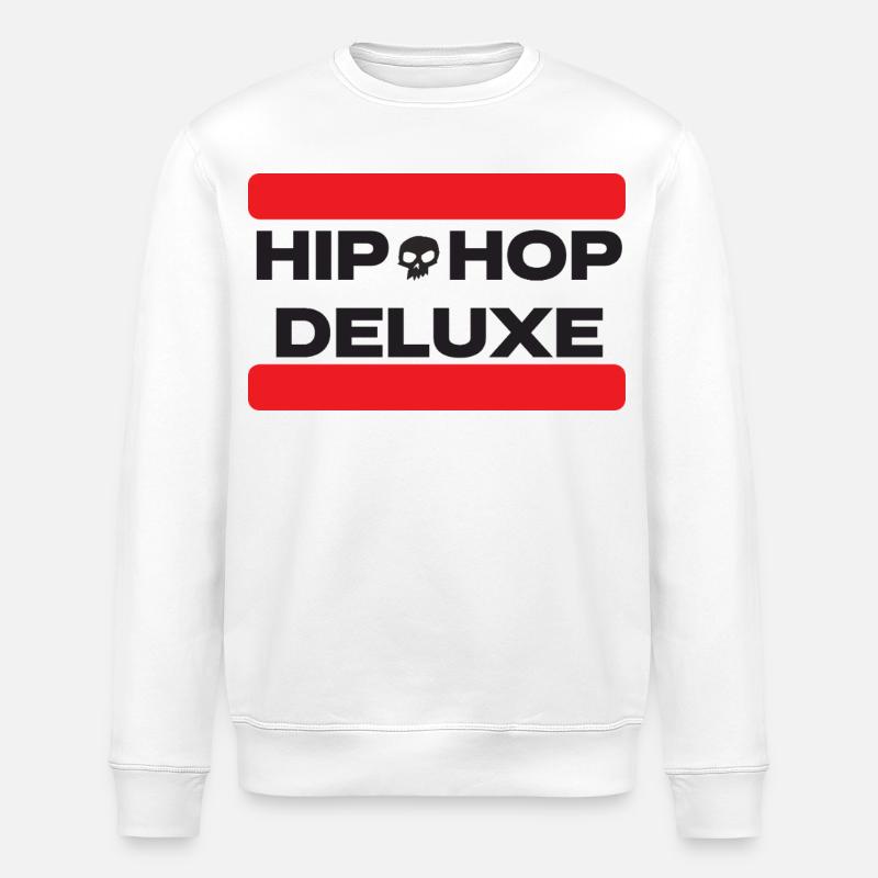 hiphop_deluxe - Stanley/Stella Unisex Bio-Sweatshirt ROLLER - Weiß