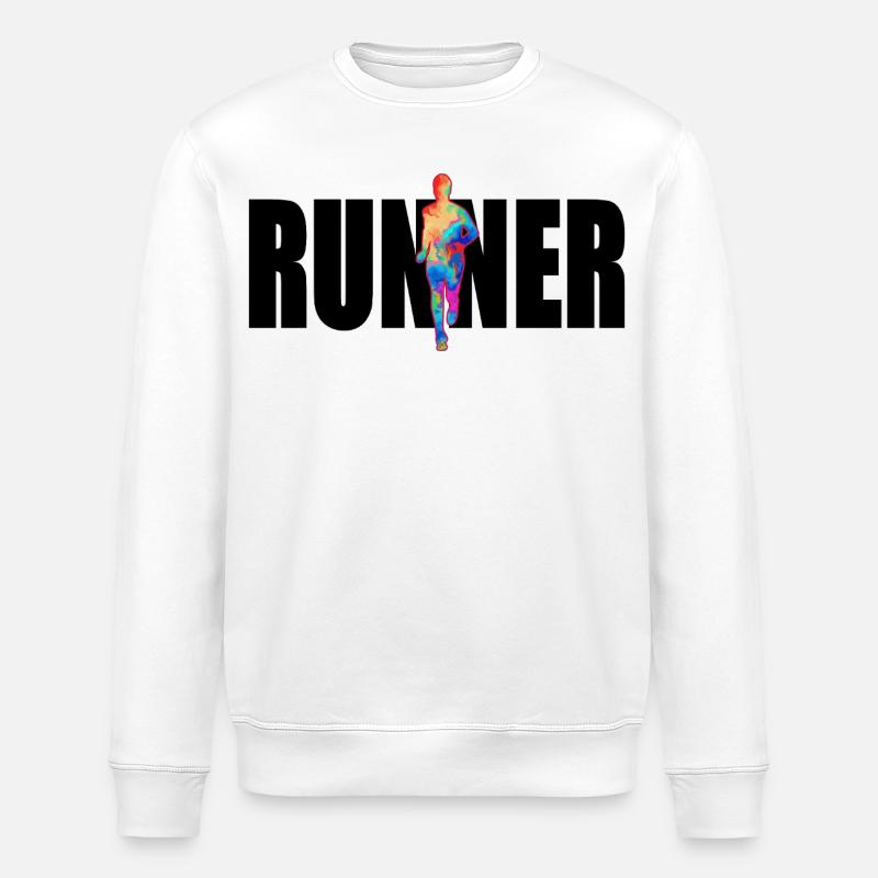 Coureur - Sweat bio ROLLER Stanley/Stella Unisexe - blanc