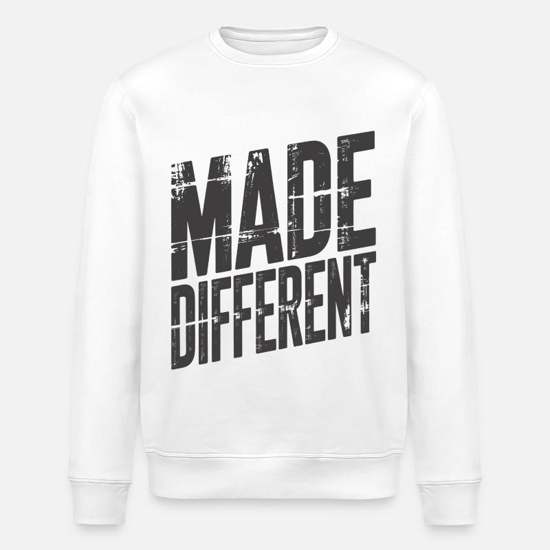 Anders gemacht, einzigartig gedacht - Stanley/Stella Unisex Bio-Sweatshirt ROLLER - Weiß