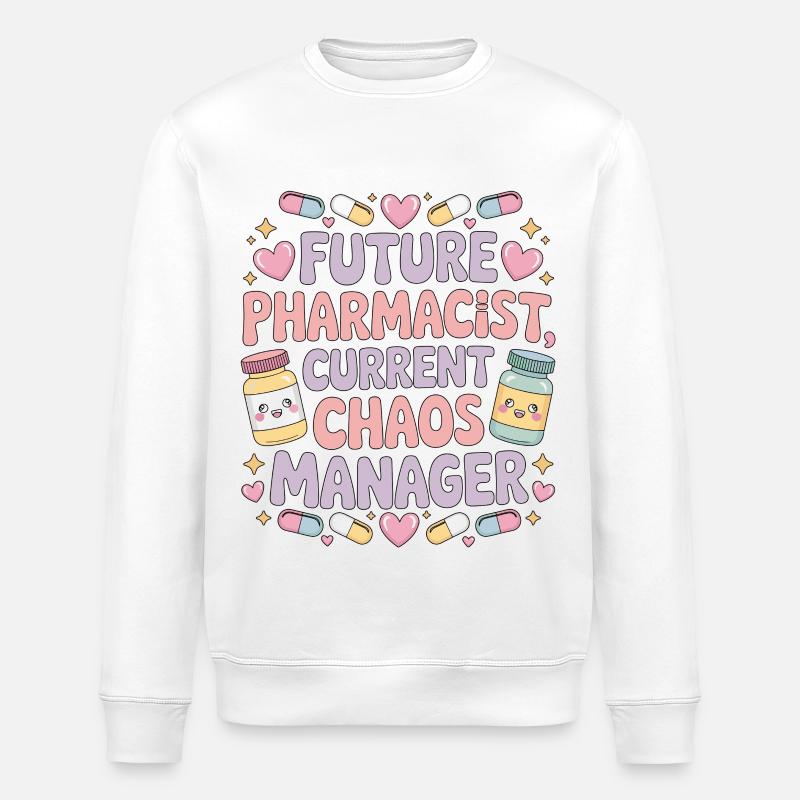 Pharmacist Student Future Pharmacist Clinical - Stanley/Stella Unisex Bio-Sweatshirt ROLLER - Weiß