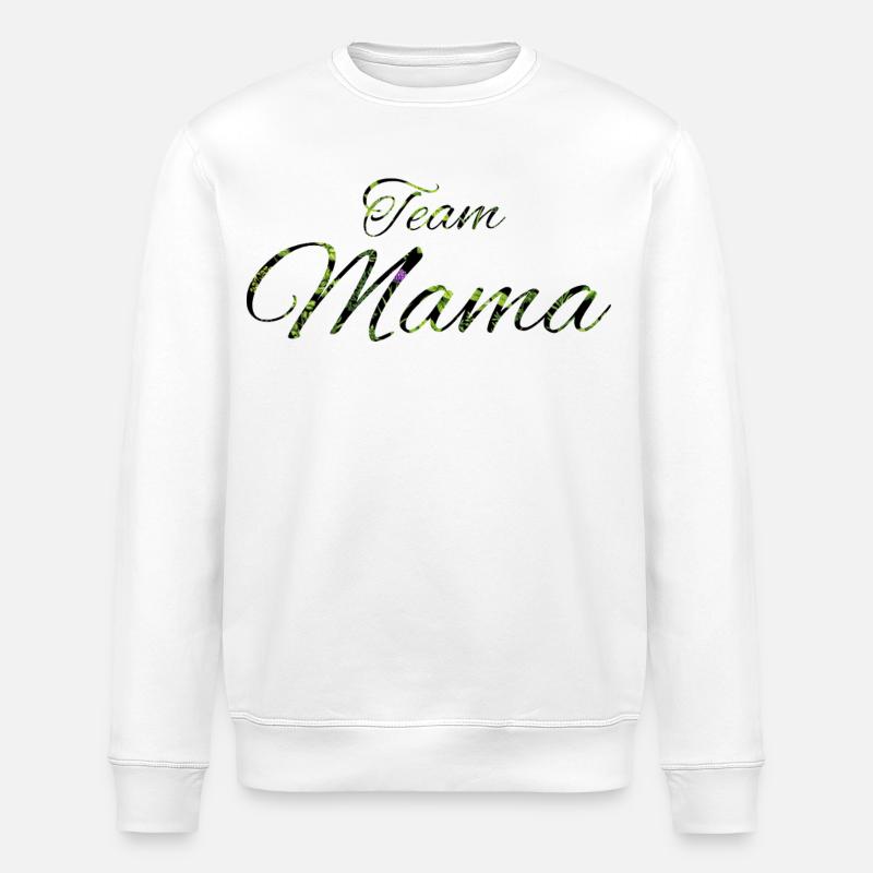 Bonne Année Grüne Blätter Script - Stanley/Stella Unisex Bio-Sweatshirt ROLLER - Weiß