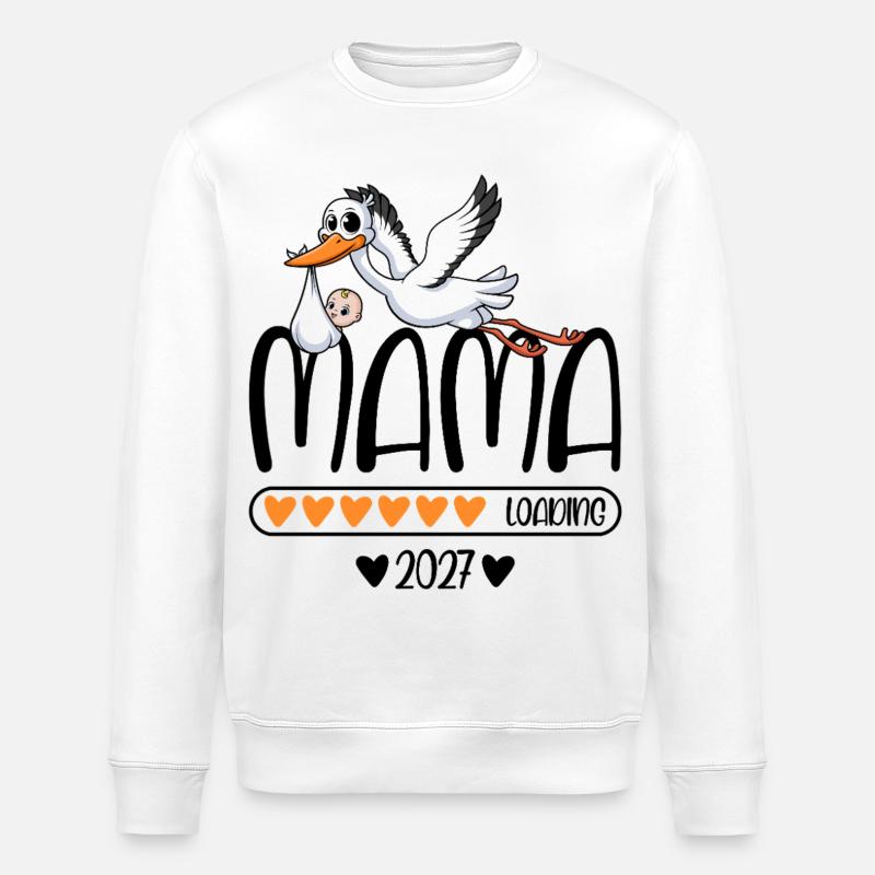 Mama 2027 loading - Stanley/Stella Unisex Bio-Sweatshirt ROLLER - Weiß