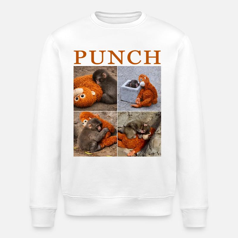 Équipe Monkey Punch - Sweat bio ROLLER Stanley/Stella Unisexe - blanc