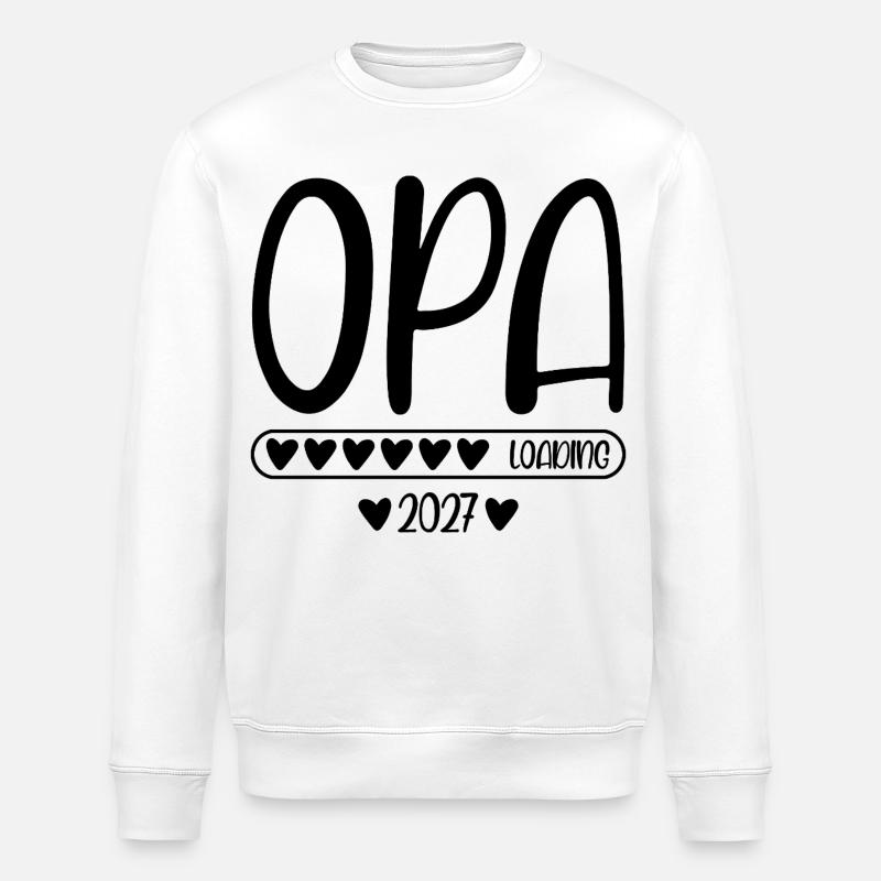 Opa 2027 loading - Stanley/Stella Unisex Bio-Sweatshirt ROLLER - Weiß
