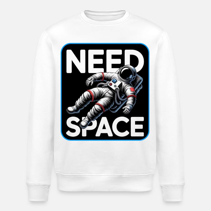 Besoin d’astronaute spatial - Sweat bio ROLLER Stanley/Stella Unisexe - blanc