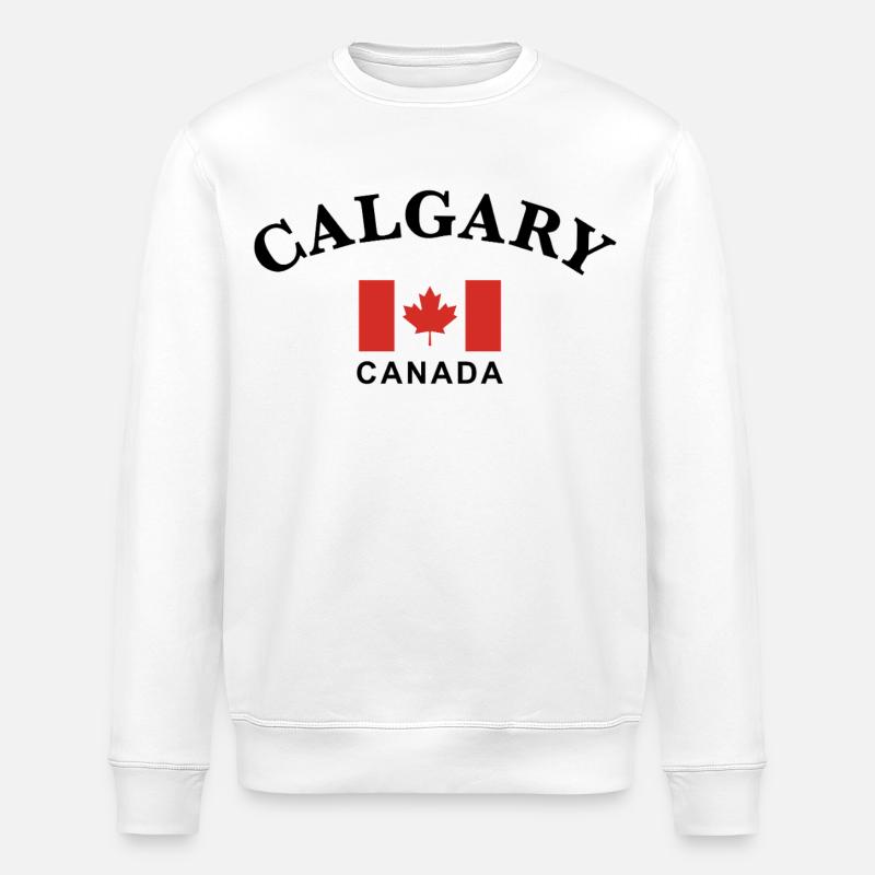 Calgary, Canada - Sweat bio ROLLER Stanley/Stella Unisexe - blanc