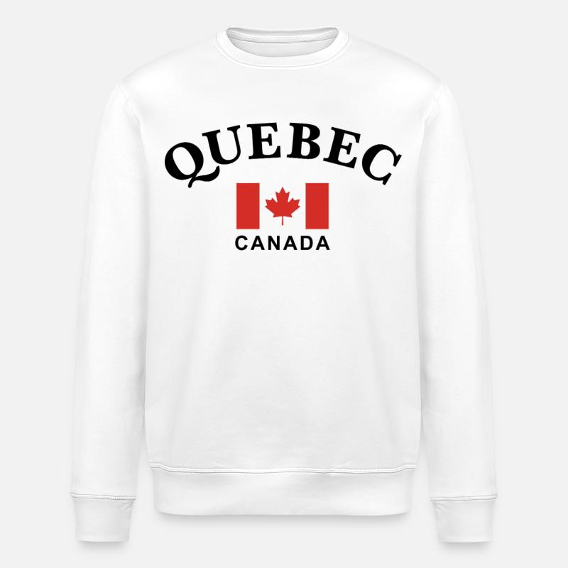 Québec, Canada - Sweat bio ROLLER Stanley/Stella Unisexe - blanc